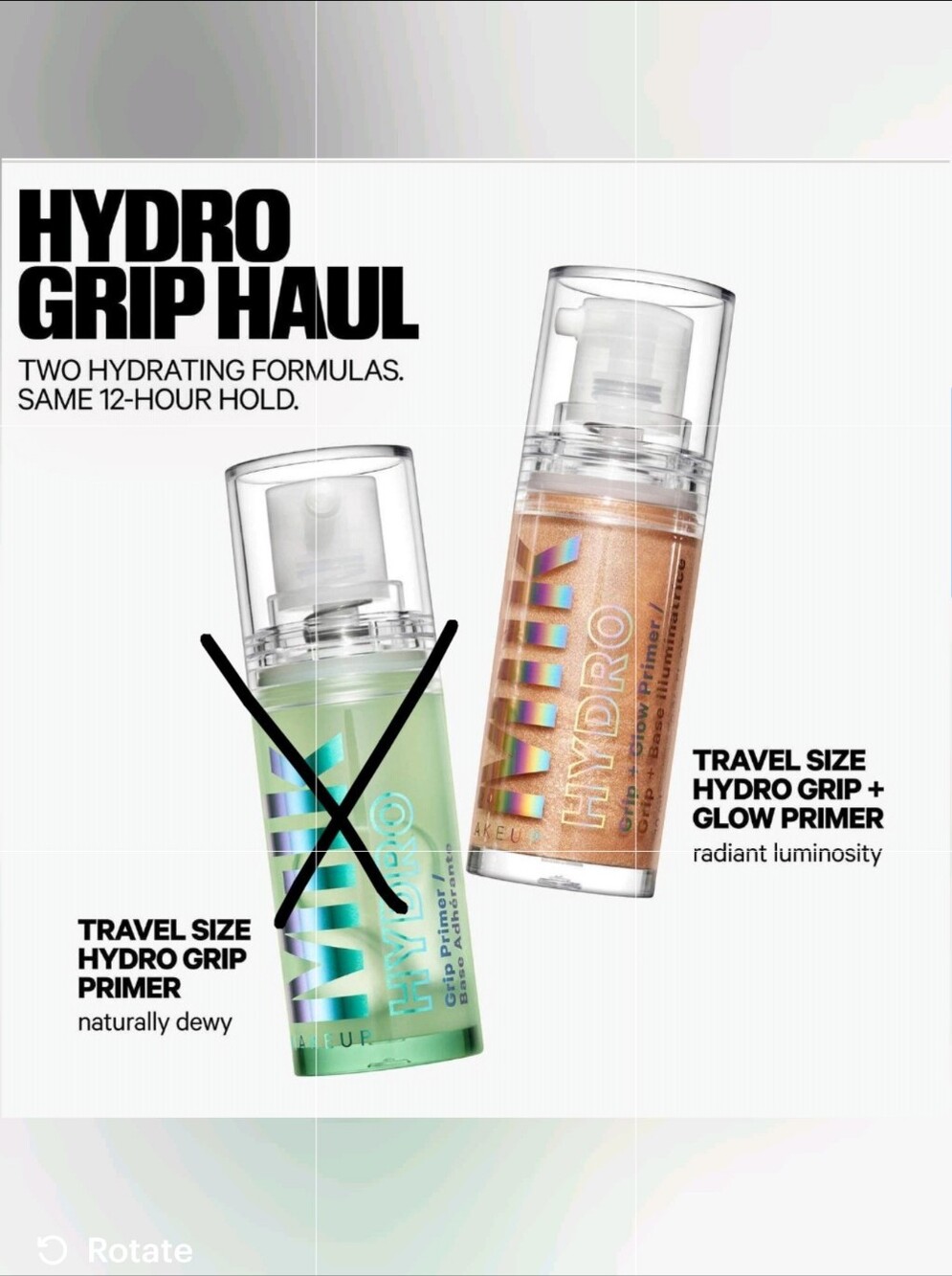 New Milk Hydro Grip Glow Primer